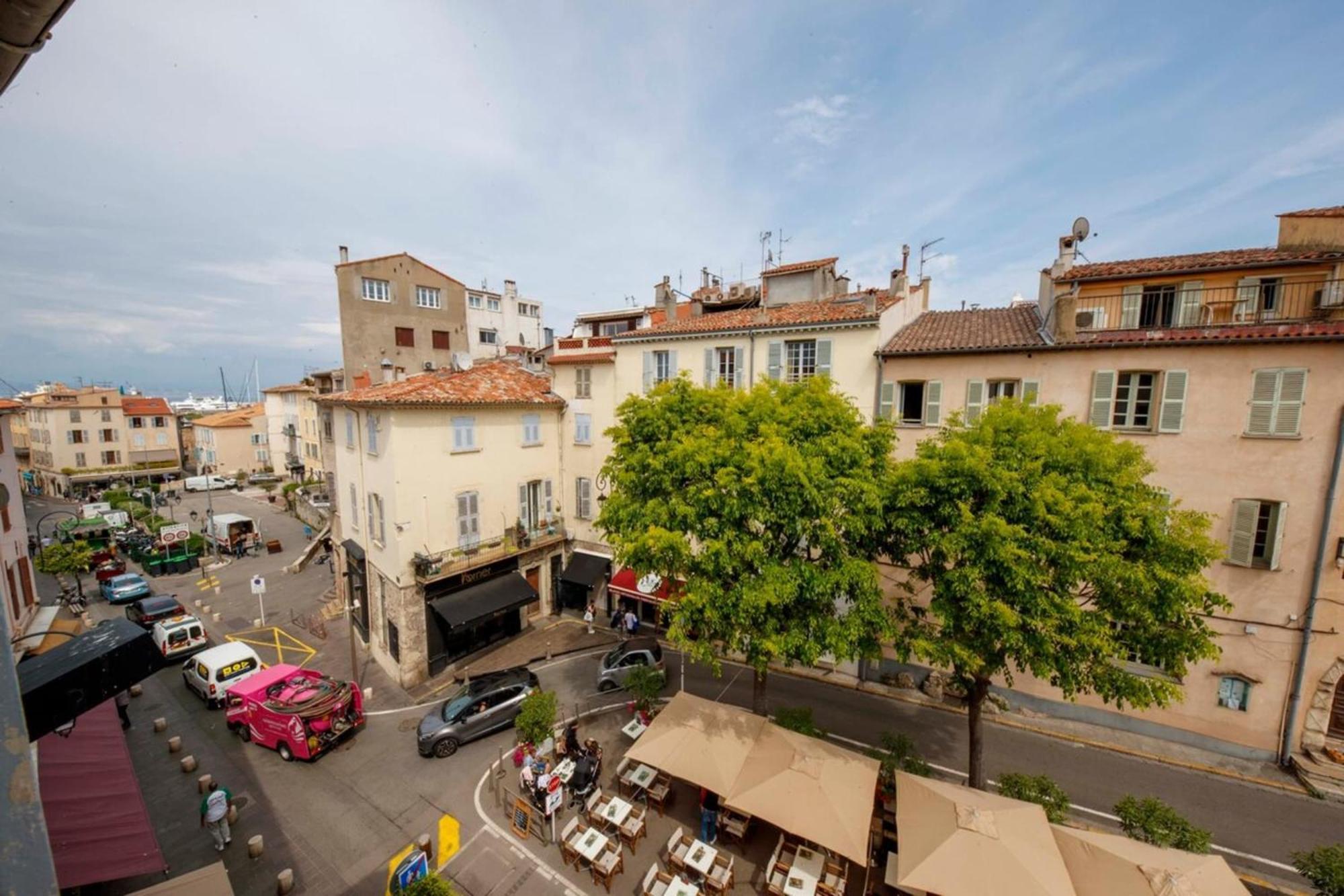 Vieil Antibes : beau duplex avec terrasse vue mer Extérieur photo