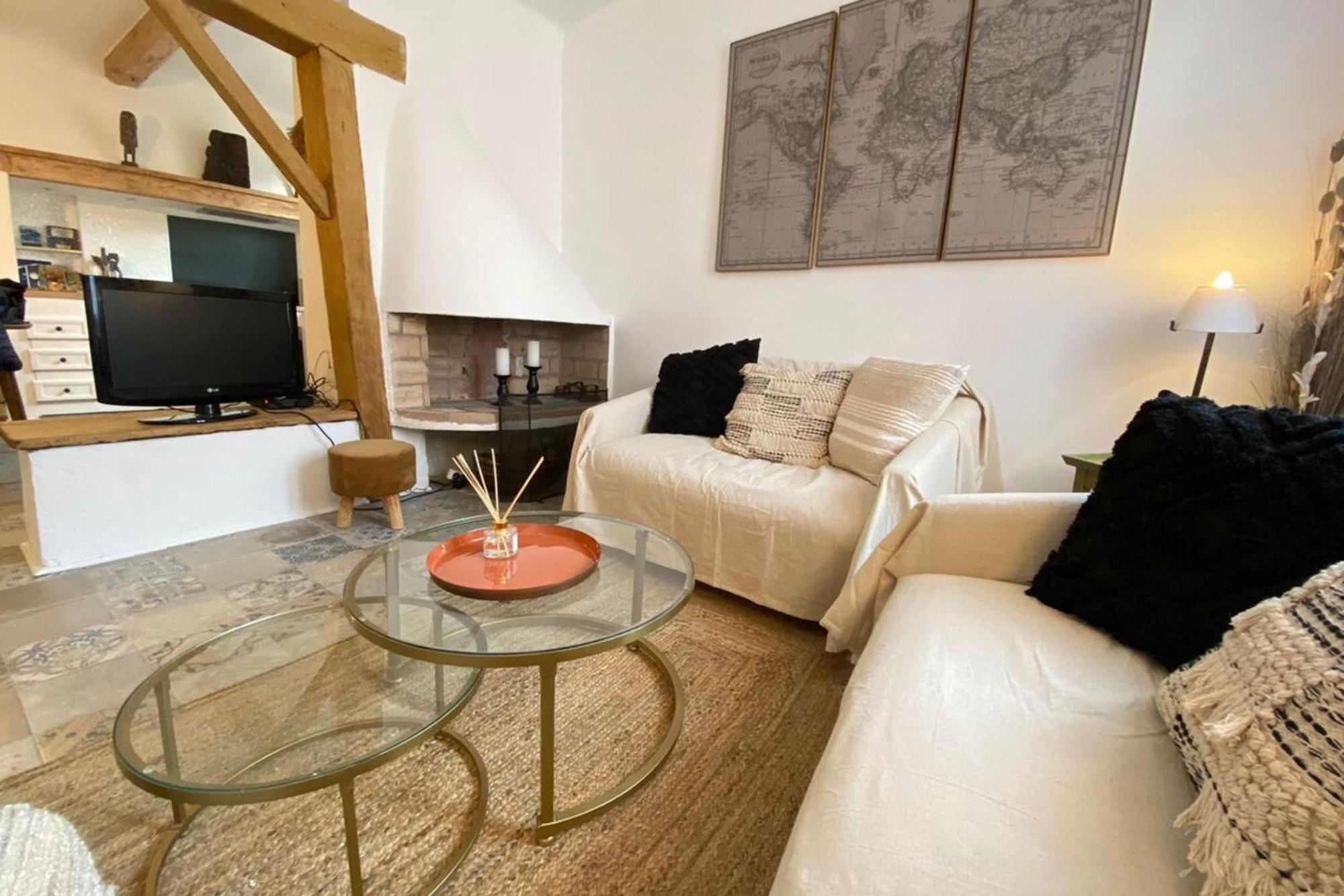 Vieil Antibes : beau duplex avec terrasse vue mer Extérieur photo