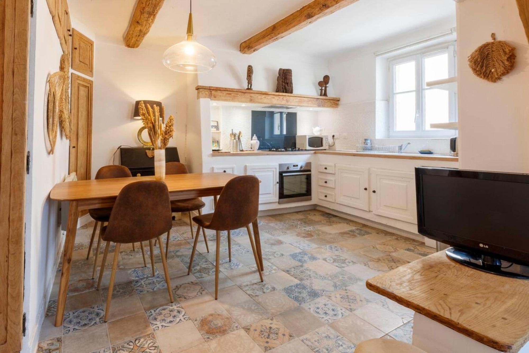 Vieil Antibes : beau duplex avec terrasse vue mer Extérieur photo